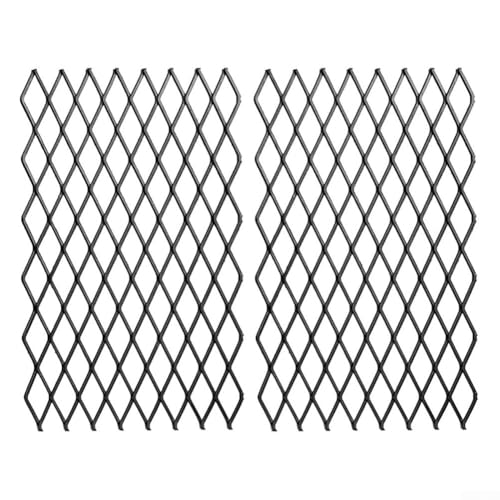 HpLive Parrilla para chimenea, 2 unidades, 19 x 30 cm, rejilla de metal, protección contra chispas para chimeneas abiertas, brasas, resistente al calor