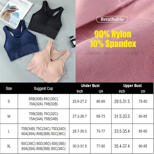 Sujetadores de Yoga para entrenar en el gym, ropa interior deportiva cómoda con letras 8