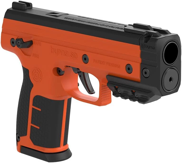 Image of Byrna SDXL Self Defense Pepper Ultimate Bundle - Pepper Spray, Non Lethal Pepper Launcher, 12g CO2 Powered Home and Personal Defense | Proudly Assembled in The USA (Orange)