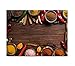 Produktbild ALLboards Glas Herdabdeckplatte Schneidebrett GEWÜRZE ORIENTALISCHES ZUTATEN GEWÜRZPULVER GEWÜRZFARBEN HOLZ 30x40 cm Multi-Platte Arbeitsplatte Herdschutz Deko für Küchen Gehärtetes