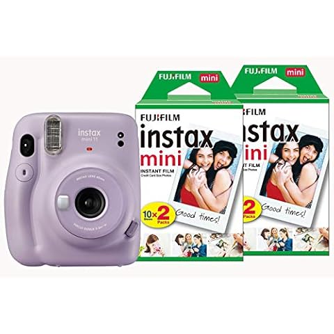 Fujifilm Instax Mini 11 Instant Camera including 40 Shots - Lilac Purple Cover