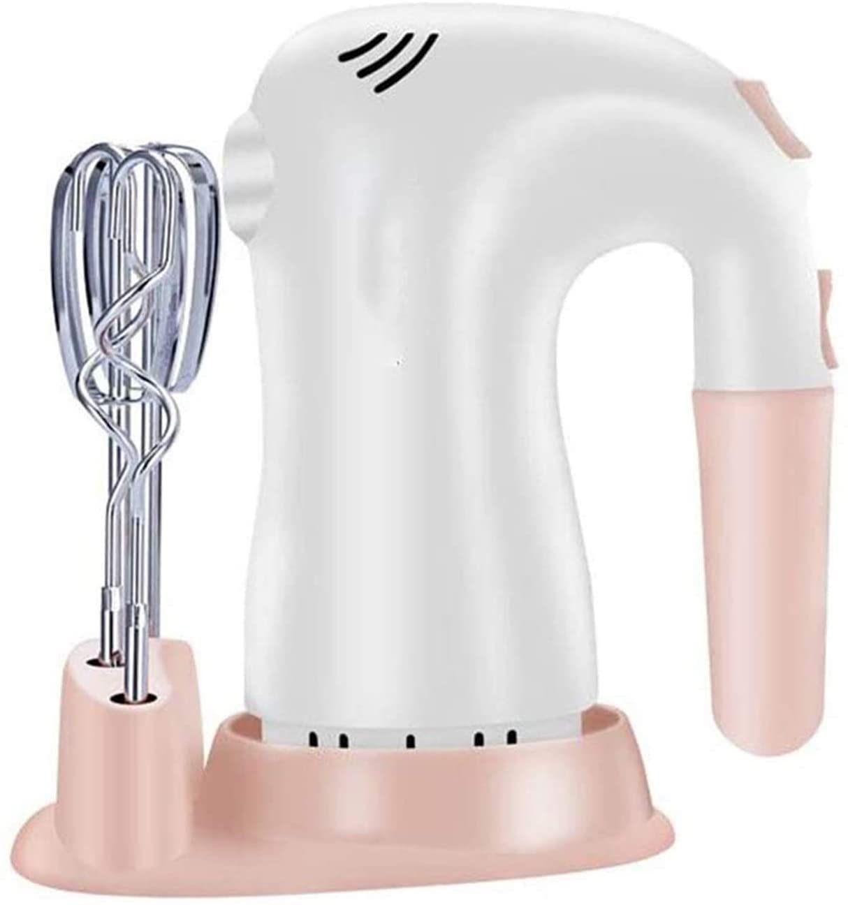 Electric Hand Mixer Powerful Handheld Mixer 5-Speed 4 Stainless Steel Accessories for Whipping Baking Cake Egg Cream Food