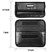 Hodufy 5 Pack Faraday Bags, Faraday Cage, Fireproof & Waterproof Faraday Key Fob Protector, Cell Phone Signal Jammer, Car RFID Signal Blocking (Black)