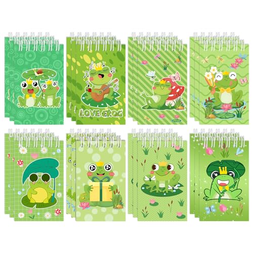 Mini carnets grenouille par 24 pour cadeaux de fête et petits souvenirs