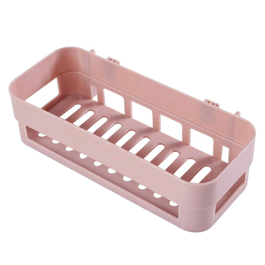 Yuidaaavzz Bathroom Shelf Storage Organizer Wall Mount No Drilling Shower Shelf Kitchen Storage Basket Rack Shelves Shower Caddy