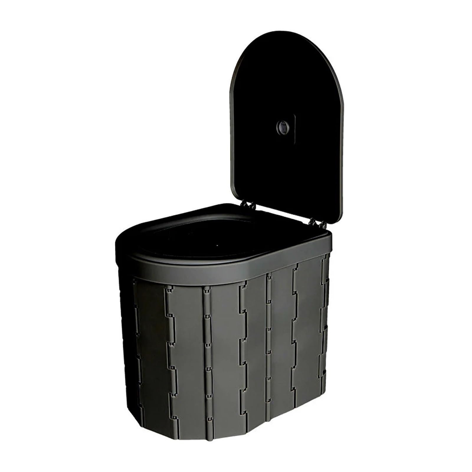 Klapptoilette Outdoor-Toilette for Camping, praktische, am Auto montierte Klapptoilette for Reisen, Erwachsene, Kinder und ältere Menschen, Töpfchen, rutschfest