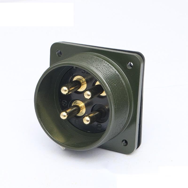 U.S. Military Standard Aviation Plug Socket Connector 4 Pin 4P