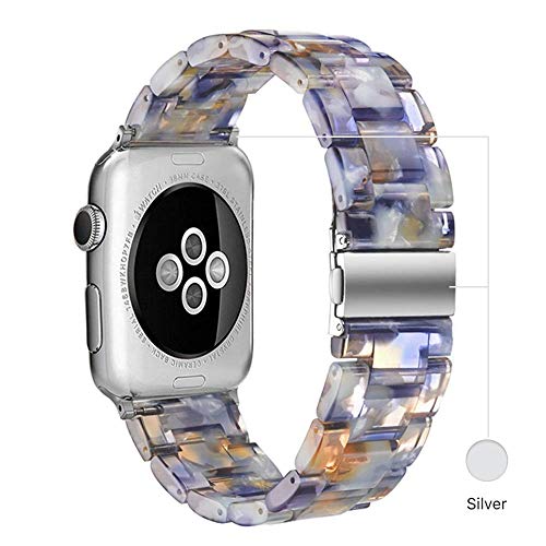 Image of Light House Apple Watch Bands-Fashion Lightweight Resin iWatch Bands for Women Men 38mm /40mm /41mm /42mm(Series 11 10), 49mm /46mm /45mm /44mm /42mm(S 3 2 1), Compatible with Apple Watch Series 11 SE 10 9 8 7 6 5 4 3 Ultra