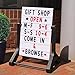 Swinging Changeable Message Sidewalk Sign: 24