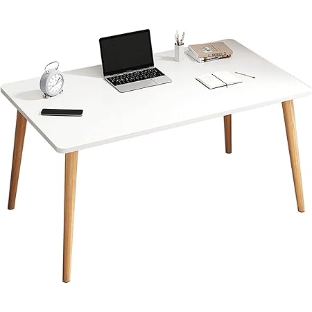 Amazon Co Jp パソコンデスク デスク 机 Pcデスク Pc作業台 コンパクト 木製 ミシン台 勉強机 調理机 仕事用 省スペース 在宅勤務 テレワークデスク 頑丈で組立簡単 幅80cm ホワイト 文房具 オフィス用品