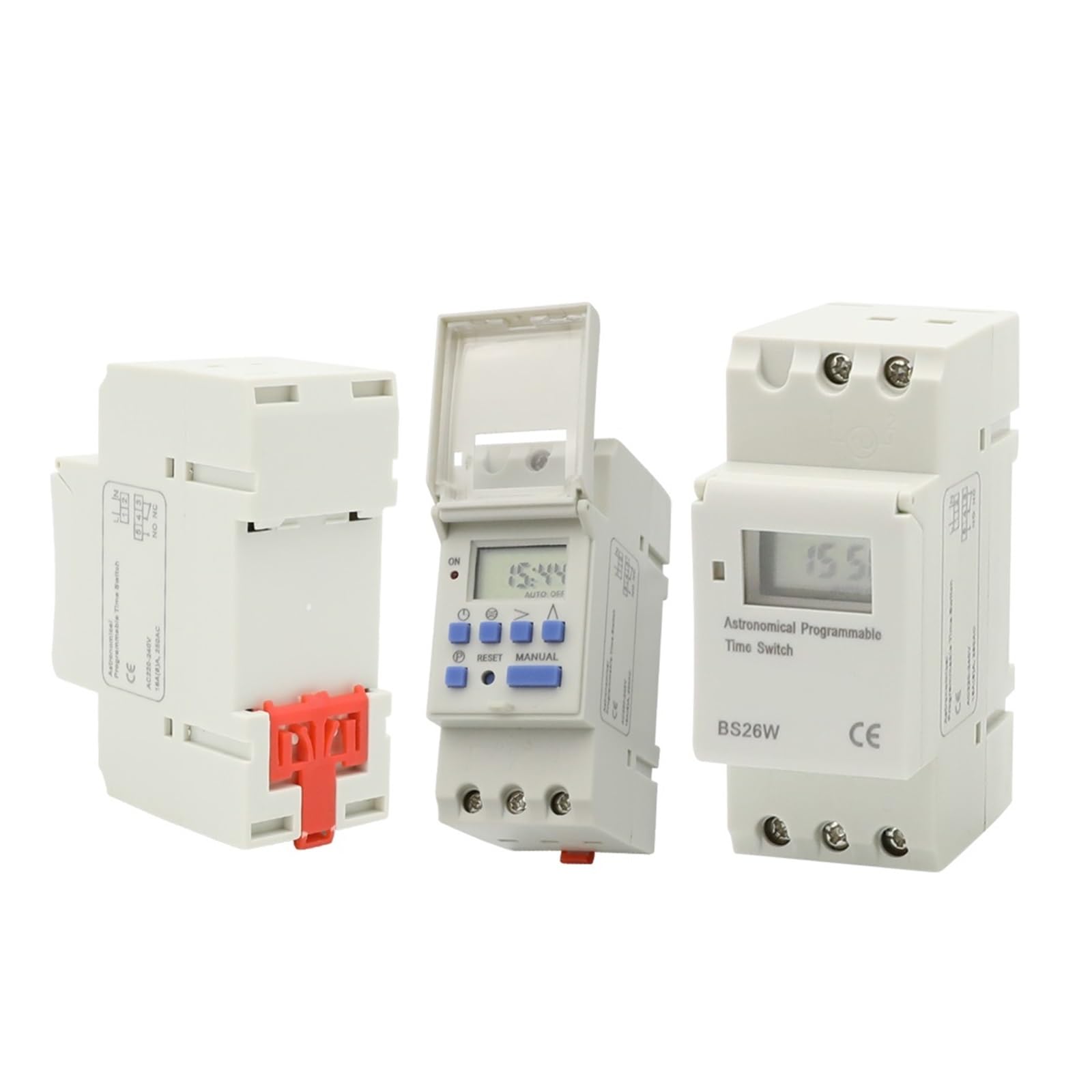 RWRAPS Minuteur Numérique Programmable Minuterie hebdomadaire à réglage Automatique, Latitude et Longitude avancées, 12V, 25a, Interrupteur numérique 12V, Grand Affichage