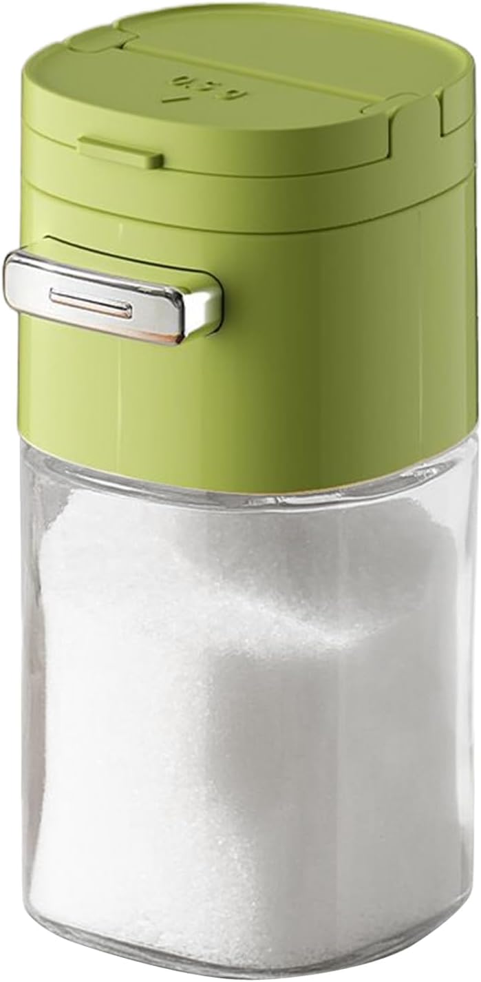 Salt Shaker Wide Diameter Opening Design, Precise Quantitative Pouring,