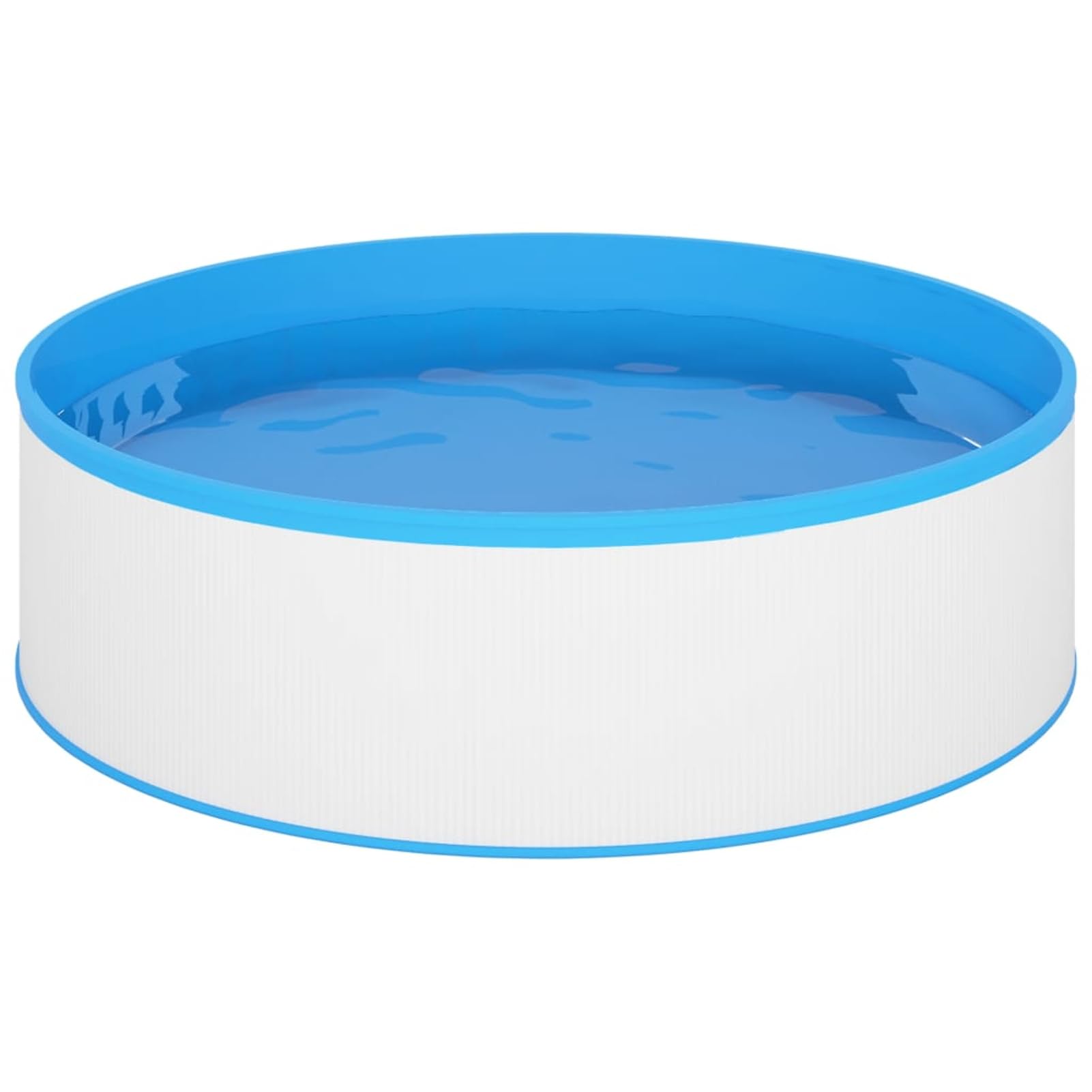 Homgoday Piscina Fuori Terra 350x90 cm Bianca, Mobili per Casa Interno Esterno Soggiorno Camera da Letto
