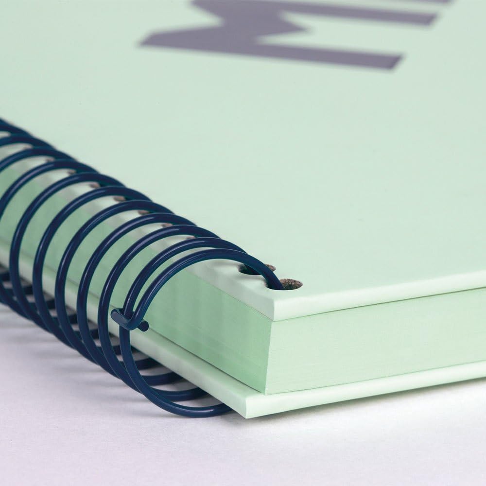 MILAN® A4 Hardcover Notebook, Lined Paper, 80 Sheets, 1918 Series, Blue, navy - Image 2