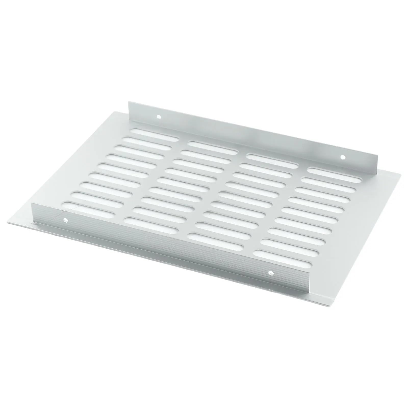 Fdbtyjn 150X400mm Vent Cover Vent Cover 150Mm Rectangular Cabinet Wardrobe Air Vent Grille Ventilation-Cover Air Vent Perforated Sheet Web Plate Home Improvement(150X400mm)