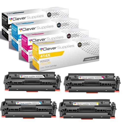 CS Replacement Compatible with HP 414X Toner Cartridge W2020X W2021X