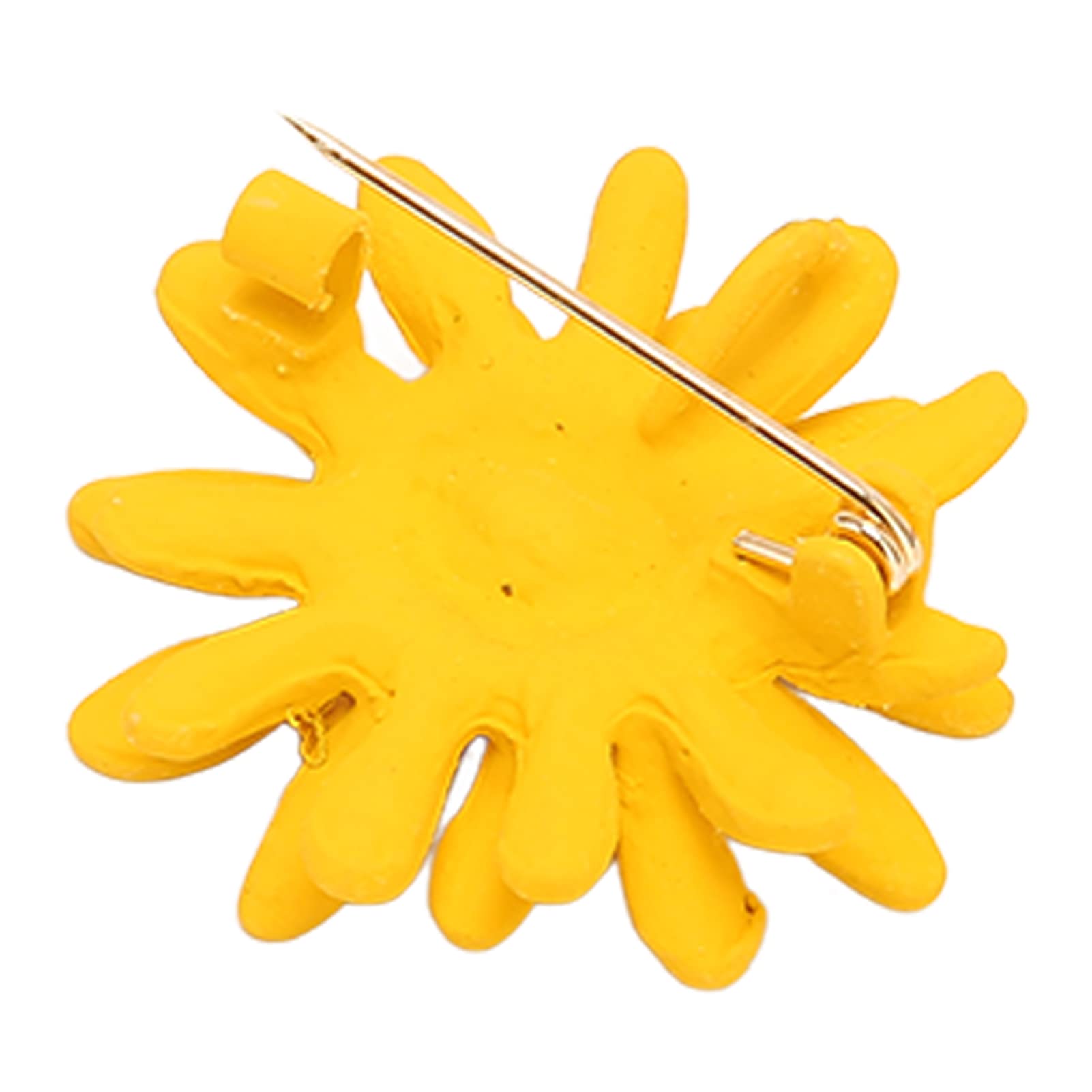 Stevige Legering Zonnebloem Broche Revers Speld Voor Vrouwen Bloem
