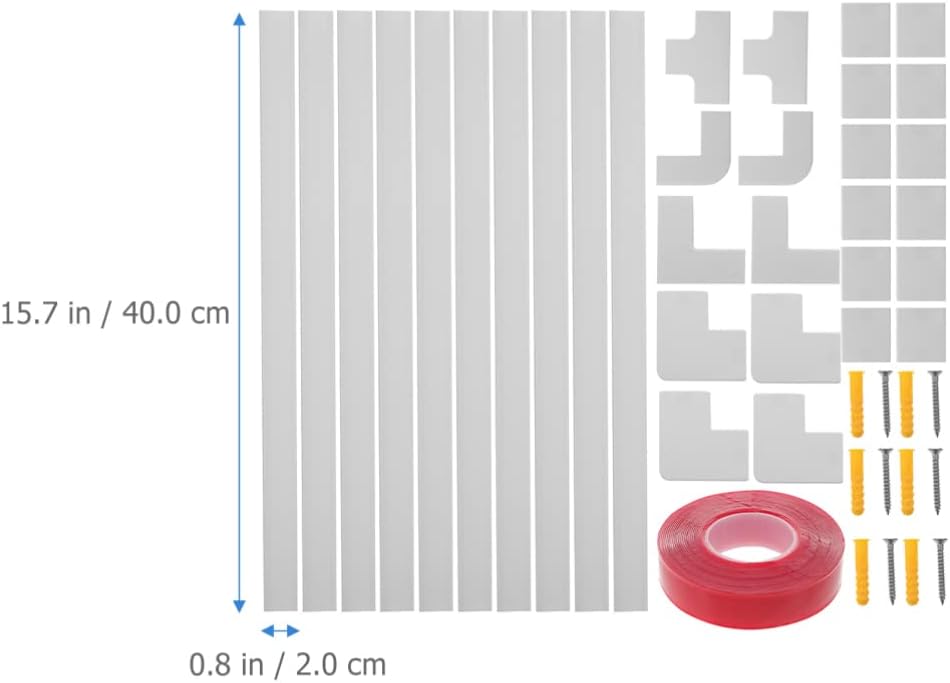1set Cord Hider Fire-Retardant Insulated Wire Cover for Wall Easy Installation Cable Concealer for Tidy Spaces