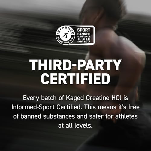 Image of Kaged Creatine HCl Capsules | 7X Concentrated vs Mono | Muscle Building & Recovery | High Absorption | No Bloating | Creatine for Men & Women | Vegan, Gluten Free | Unflavored | 75 Servings