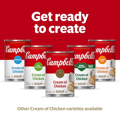 Image of Campbell's Condensed Cream of Chicken Soup, 10.5 oz Can (4 Pack)