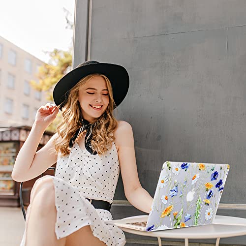 Image of MacBook Pro 13 inch Case 2012-2015 Release, 3D Effect Matte See Through Hard Case Cover Only for MacBook Pro 13 with Retina Display (A1502 /A1425, NO CD-ROM Drive) - Floral Pattern