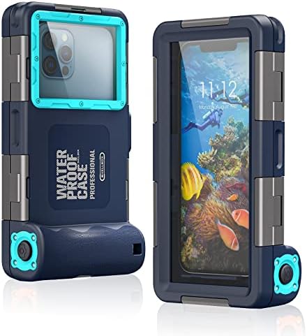 YIXXI Diving Underwater Phone Case for iPhone 14/13/12 /11 Pro Max Mini Xr/X/Xs,Samsung Galaxy S22/ S21/s20/s10 Ultra Plus Professional Cell Phone Waterproof Case for Snorkeling Swimming with Lanyard