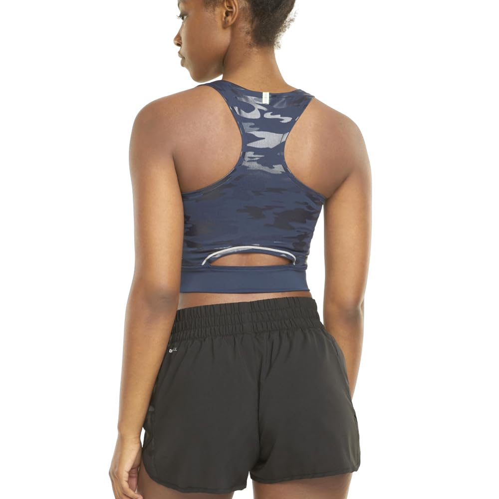 PUMA Run High Shine Crop Tank T-Shirt Femme
