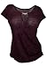 eVogues Plus Size Low Cut Wrap Bodice Top