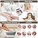 UNIFULL Collapsible Foot Spa Bath with Heat, Touch Screen, Remote Control, Massage Rollers, Timer, Bubble, Foot Pedicure Kit, Temperature Control Pedicure Foot Spa, Foot Bath