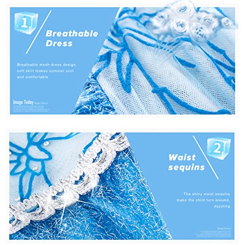 New front Frozen 2 Elsa Costume Costumi della