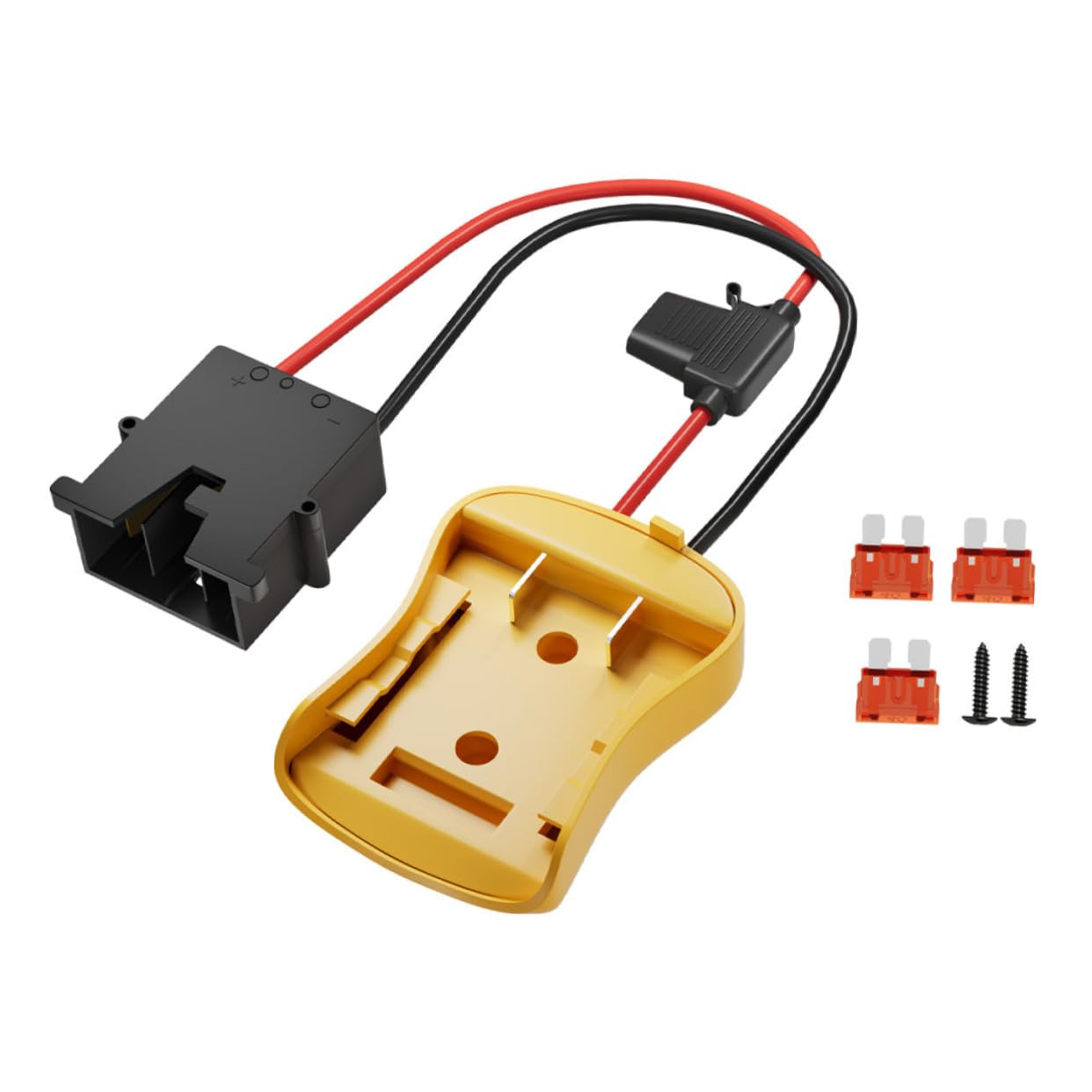Mipcase 4 Pezzi adattatore batteria convertitore caricabatterie alimentazione a batteria adattatore fai da te adattatori adattatore multifunzionale connettore addominali