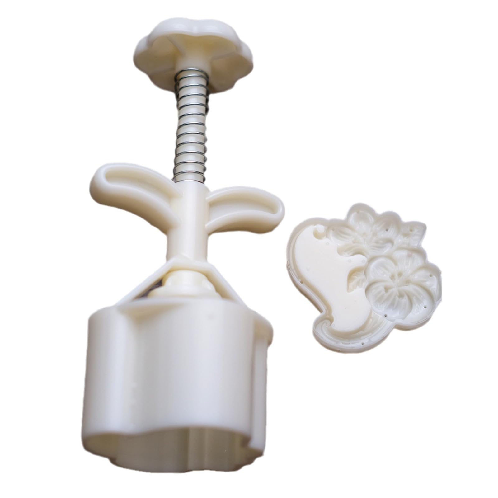 Buxuaaaa Mung Bean Cake Mold Flower Midautumn Cake Mold Set Hand Pressed Cookie Dessert Pastry Baking Tool Dessert Cutter Tool