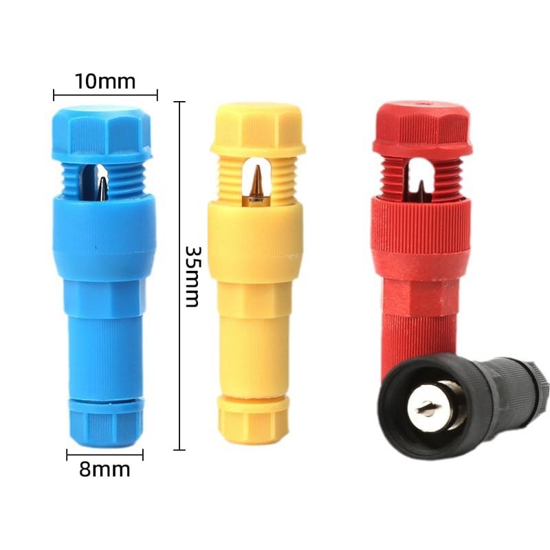 Image of Havilah Wiring-free Connector 4pcs /Pack Stripping-free Thimble T-shaped Connector Downlight Wiring-free Connector(Yellow)