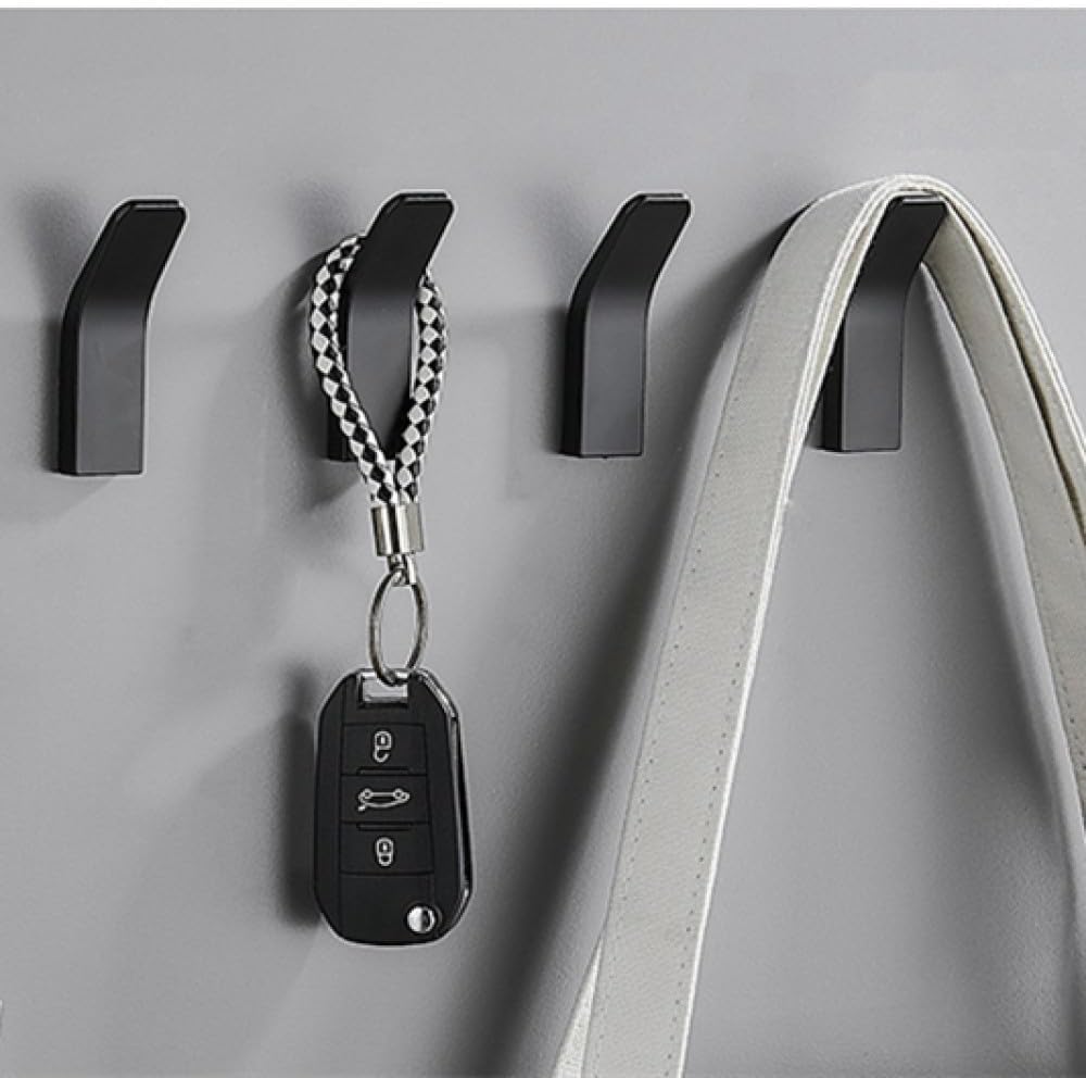 3-10 PCS Heavy Duty Bathroom Towel Robe Hooks Gold Black Wihte Bedroom Hat Bag Coat Clothes Hook Wall,4 Pieces, Gold