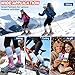 Sandsuced Merino Wollsocken Skisocken Warme Thermosocken Thermo Dicke Wintersocken für Herren Damen Winter Ski Geschenke Socken 3 Paare(Rot/Blau/Violett, M)