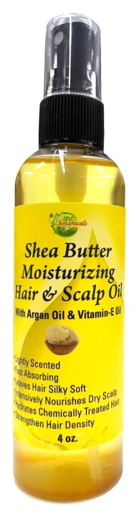 Mine Botanicals Shea Butter Moisturizing Hair & Scalp Oil with argan oil & vitamin-e oil