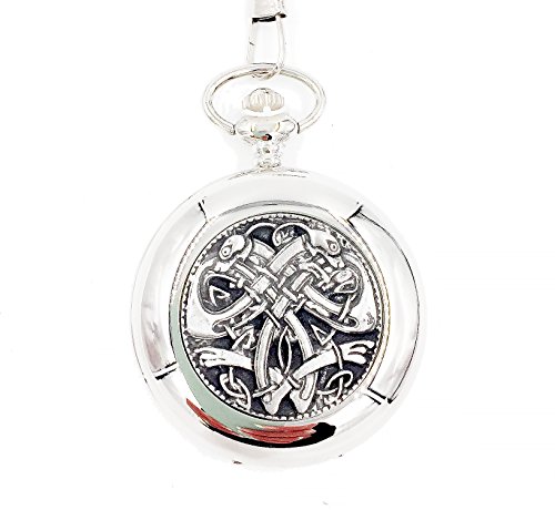 Pewter Pocket Watch - Serpents