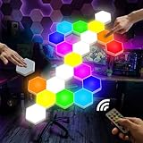 Vcwtty Hexagon Lights, Smart LED Wall Lights with...