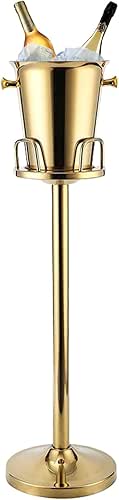 Gold Ice Bucket with Stand, large Champagne Ice Bucket 1.32