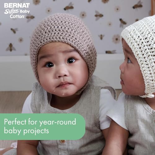 Image of Bernat Softee Baby Cotton Yarn, Jade Frost
