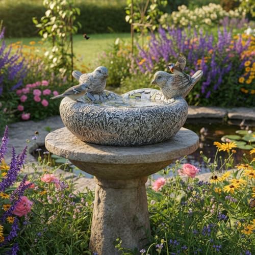 Mangeoire de jardin et statue décorative pour table - 8