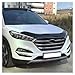 Bonnet Protector for Hyundai Tucson (2016-2020) – Piano Black Bug Shield & Hood Deflector – Front Stone Guard Hood Cover