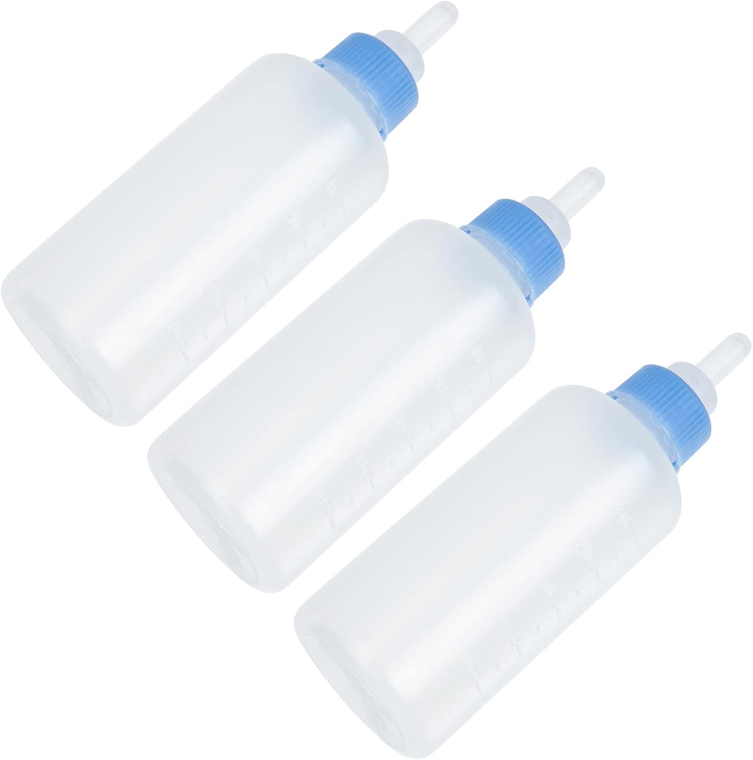 3pcs Breast Feeding Cat Milk Bottle Style Pet Nursing Bottles Nipples for Newborn Animals