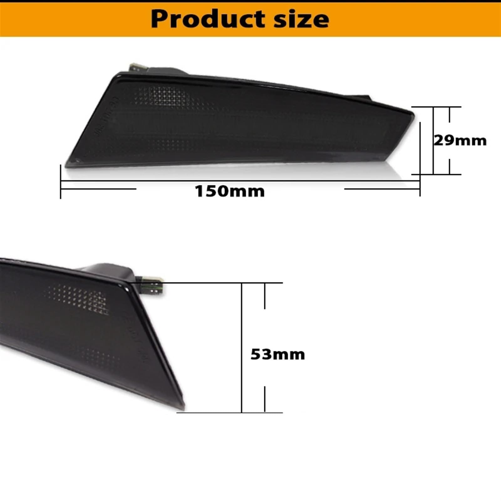 Segnale Svolta Per Jeep Per Cherokee Per Liberty (KK) 2008-2012 Paraurti Anteriore Indicatore Direzione Lampada Bianco 2 Pezzi Ambra T10 12V Posizione Laterali LED Indicatore Direzione Dell'auto(Clear