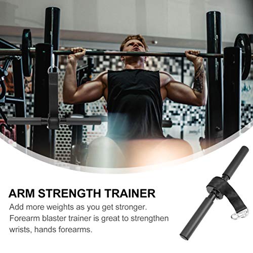 IMIKEYA Antebraço Blaster Roller Trainer Exercitador de força de braço com alças de espuma, rolament