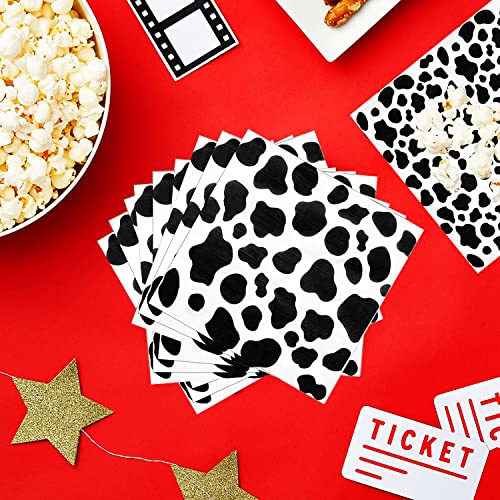 50Pcs Cow Print Napkins Cow Print Party Supplies Disposable Cow Party Napkins Farm Animal Paper Napkins,For Cow Print Farm Animal Themed Baby Shower Birthday Party Decorations Favors (Cow) #TOP6