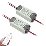 WiFi Switch, eMylo Smart Wireless Relay Module 2.4Ghz Wi-Fi Light Switch Basic Smart Remote Control Module Home Automation Timers Compatible with Alexa Echo Google Home 2 Pack