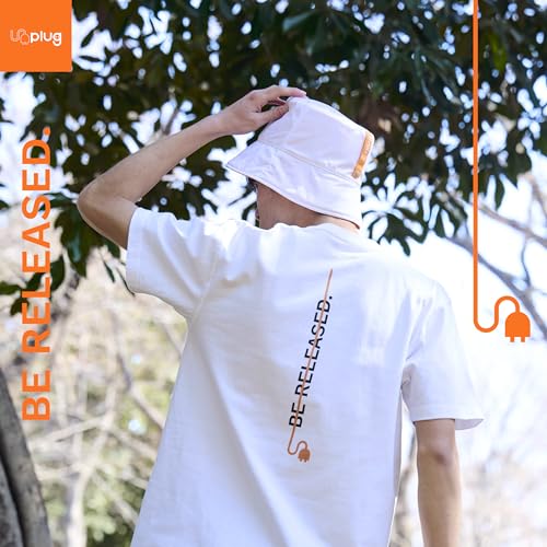 [Unplug]サウナハット 大きめ 裏地メッシュ メンズ レディース 洗える 速乾 BUCKET HAT バケットハット スノーホワイト 6枚目