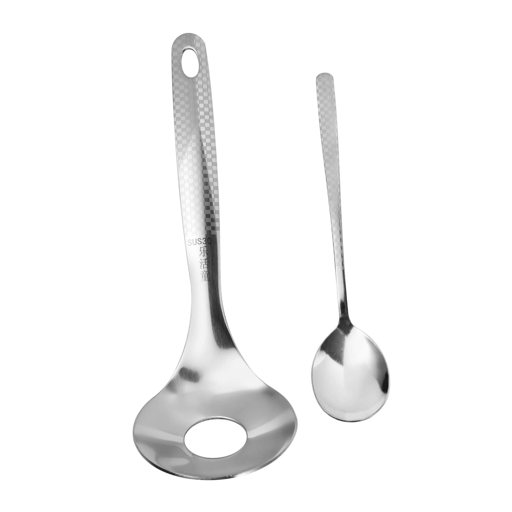 BRIGHTFUFU 2 Pcs Meatballer Scoop Stainless Steel Meatball Spoon Hole for Easy Release