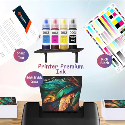 Image of 003 Ink Compatible for Epson L3250, L3260, L5290, L3210, L3256, L3150, L3215, L3216, L5190, L3200, L3251, L3252, L3110, L3151, L3152, L3156, L3211, L3212 Printer (003 Yellow Ink 2 Pcs)
